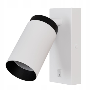 Kinkiet Ścienny LED Lampa Ścienna GU10 Włącznik Oprawa Natynkowa SPOT