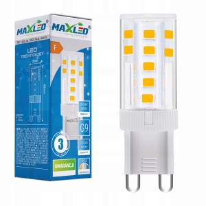 Żarówka LED G9 3.5W 380lm Barwa Ciepła SMD2835 Energooszczędna Do Lamp