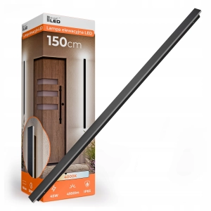 Kinkiet Zewnętrzny LED Ścienny 45W 150cm IP65 Lampa Elewacyjna Ogrodowa CCD