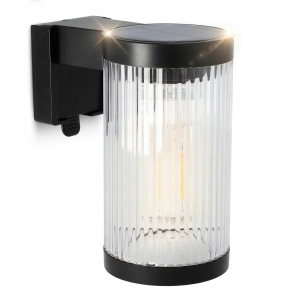 Lampa Solarna Kinkiet LED IP65 Elewacyjny Ogrodowa Czujnik Zmierzchu Natynk