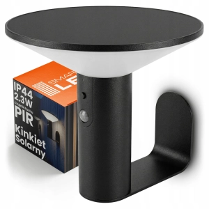 Lampa Solarna LED Kinkiet Elewacyjny Ścienny Ogrodu Czujnik Ruchu IP44