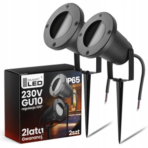 Lampa Ogrodowa Reflektor LED GU10 Zewnętrzna Wbijana Do Oświetlenia Ścieżek