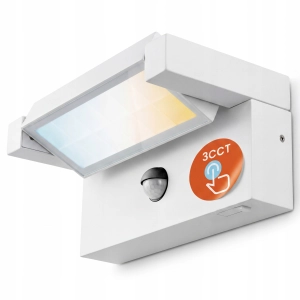 KINKIET ZEWNĘTRZNY z Czujnikiem Ruchu PIR LED Lampa Ścienna 3 Barwy 25W