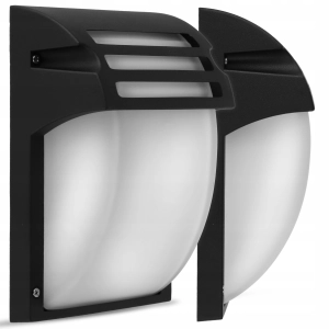 Kinkiet Zewnętrzny Lampa Elewacyjna LED Ogrodowa 1X E27 Czarna IP54