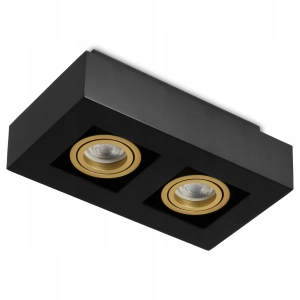 Oprawa Halogenowa 2X GU10 Natynkowa Lampa Sufitowa LED Kinkiet Reflektor