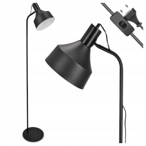Lampa Stojąca Podłogowa LED Lampka do Czytania Regulowana E27 Włącznik