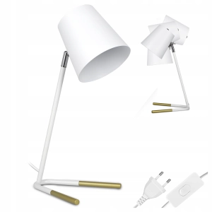 Lampka Na Biurko LED Do Czytania E27 Stojąca Regulowana Nocna Z Włącznik
