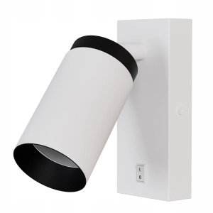 Kinkiet Ścienny LED Lampa Ścienna GU10 Włącznik Oprawa Natynkowa SPOT