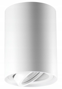 Oprawa Natynkowa Halogenowa GU10 TUBA LED RUCHOMA Walec Spot Sufitowa