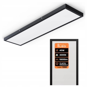Panel LED Lampa Sufitowa Plafon Natynkowy 30x120 cm 5600lm PREMIUM 140lm/W