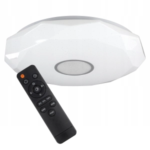 PANEL LED NATYNKOWY PLAFON LAMPA 70W BIAŁY + CHROM