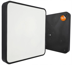 PANEL LED NATYNKOWY PLAFON LAMPA 40W 40cm CZARNY