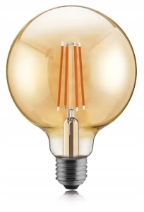 Żarówka LED E27 Filament 8W Edison Ozdobna G95 Dekoracyjna Duży Gwint