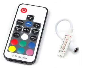 Kontroler Sterownik do taśma LED RGB pilot RF 6A 72W DC 12-24V