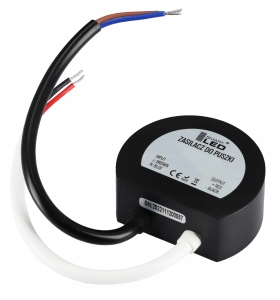 Zasilacz do taśm LED 12V 15W dopuszkowy do puszki