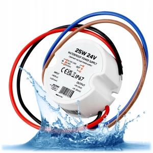 Zasilacz LED 24V 25W 1.04A Do Puszki Transformator Dopuszkowy Do Taśm Taśmy