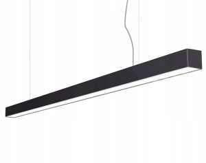 Lampa LED Sufitowa Wisząca Liniowa Biurowa Plafon na Linkach 150cm 50W NW