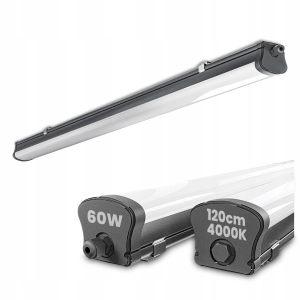 Lampa Sufitowa LED Do Garażu IP65 60W 120cm Warsztatu Oprawa Hermetyczna