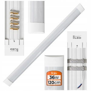 Lampa LED 36W 120cm Oprawa Sufitowa Natynkowa do Garażu Warsztatu Panel