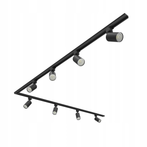 Szynoprzewód 4m + 8x Lampa Reflektor GU10 Oprawa Halogenowa LED Szyna 230V