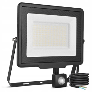 Halogen LED Czujnikiem Ruchu Zmierzchu Naświetlacz 100W IP65 Reflektor PIR