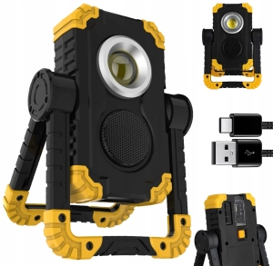 Głośnik bluetooth bezprzewodowy halogen LED 10W
