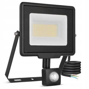 Naświetlacz LED SLIM 50W Halogen z CZUJNIK RUCHU Zmierzchu Reflektor IP65