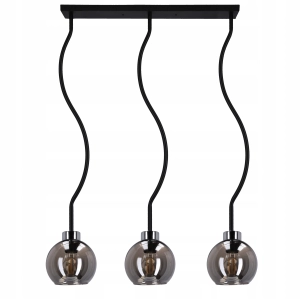 Lampa sufitowa wisząca GLAMOUR POTRÓJNA E27 LED