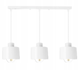 Lampa sufitowa wisząca żyrandol plafon LED loft WH