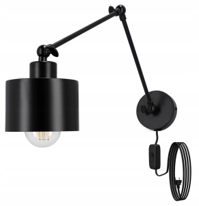 Lampa ścienna kinkiet loft edison LED włącznik