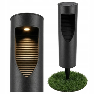 LAMPA SOLARNA LED Ogrodowa Słupek Wbijany z Czujnikiem Zmierzchu IP44 3000K