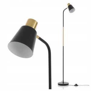 Lampa Podłogowa Stojąca LED Lampka Do Czytania Nocna 1X E27 Włącznik Nożny