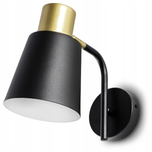 Lampa Ścienna LED Kinkiet Nad Łóżko E27 Natynkowy Loft Regulowany Czarny