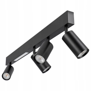 Lampa Sufitowa Oprawa Halogenowa Szyna Spot Natynkowa 4X GU10 + 9W LED