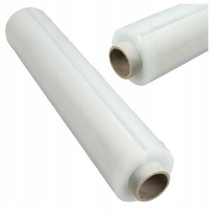 Folia stretch XL bezbarwna 2 KG Brutto strecz mocna dużo folii