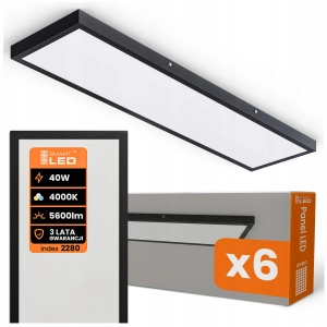 PANEL LED Plafon Natynkowy 30x120 cm 5600lm PREMIUM 140lm/W SUFITOWY