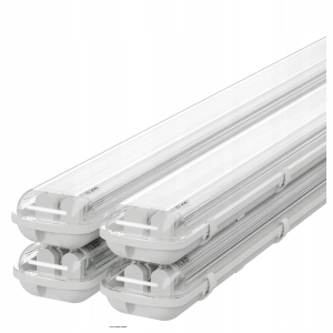 4x Oprawa Hermetyczna lampa LED do garażu 120cm oprawa natynkowa warsztat